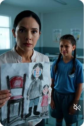 La niña que no podía sentarse y el dibujo que nadie quiso ver